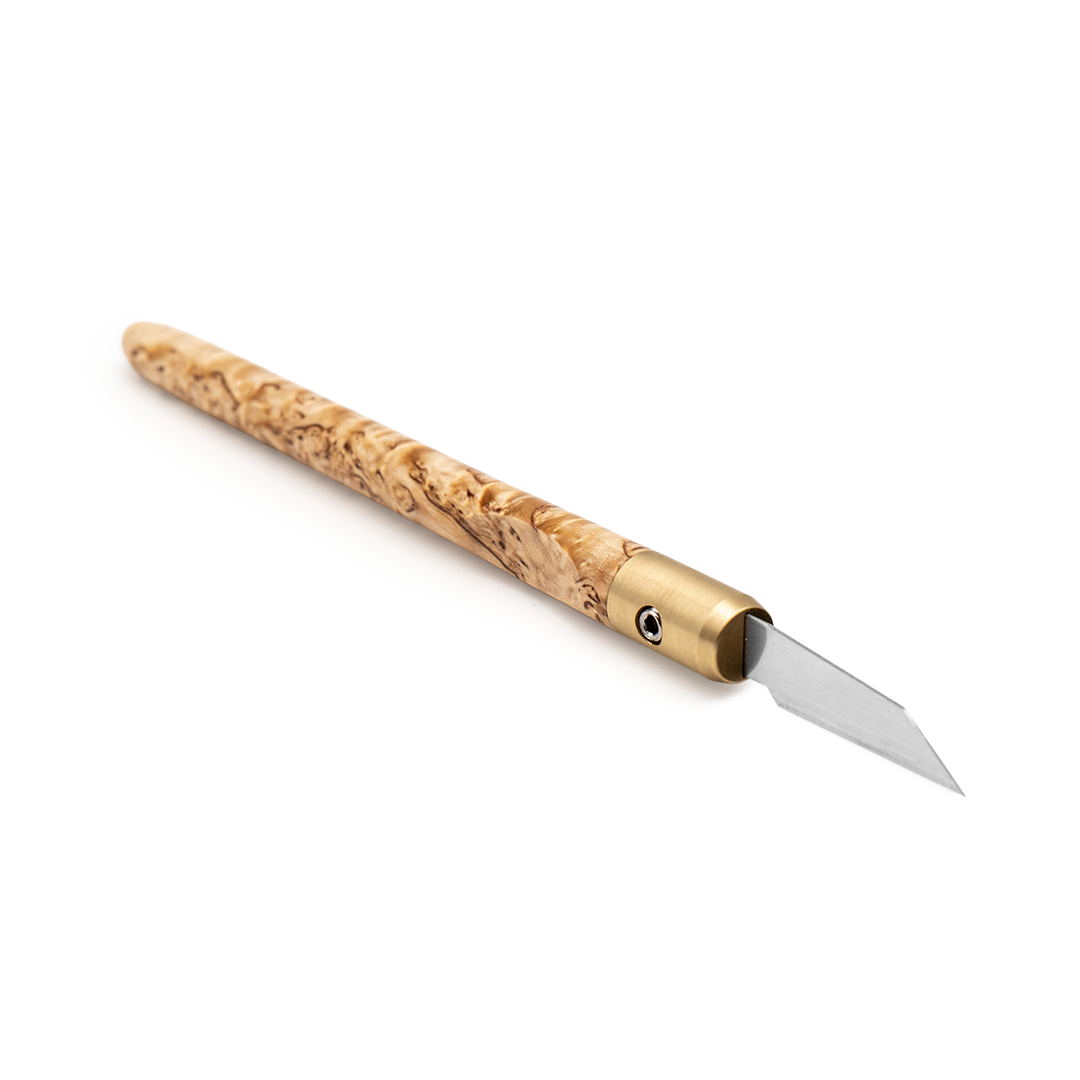 Masur Birch & Brass Marking Knife