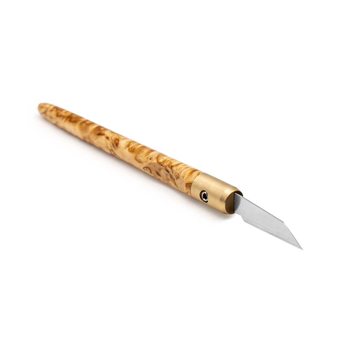 Masur Birch & Brass Marking Knife