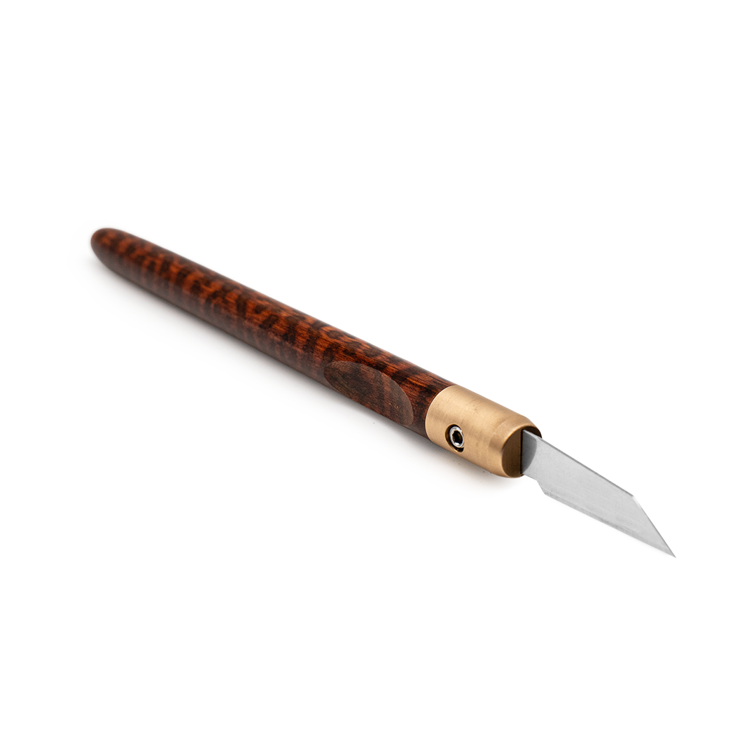 Snakewood & Bronze Marking Knife