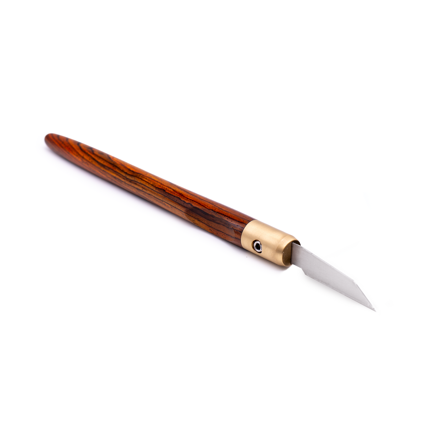 Cocobolo & Brass Marking Knife