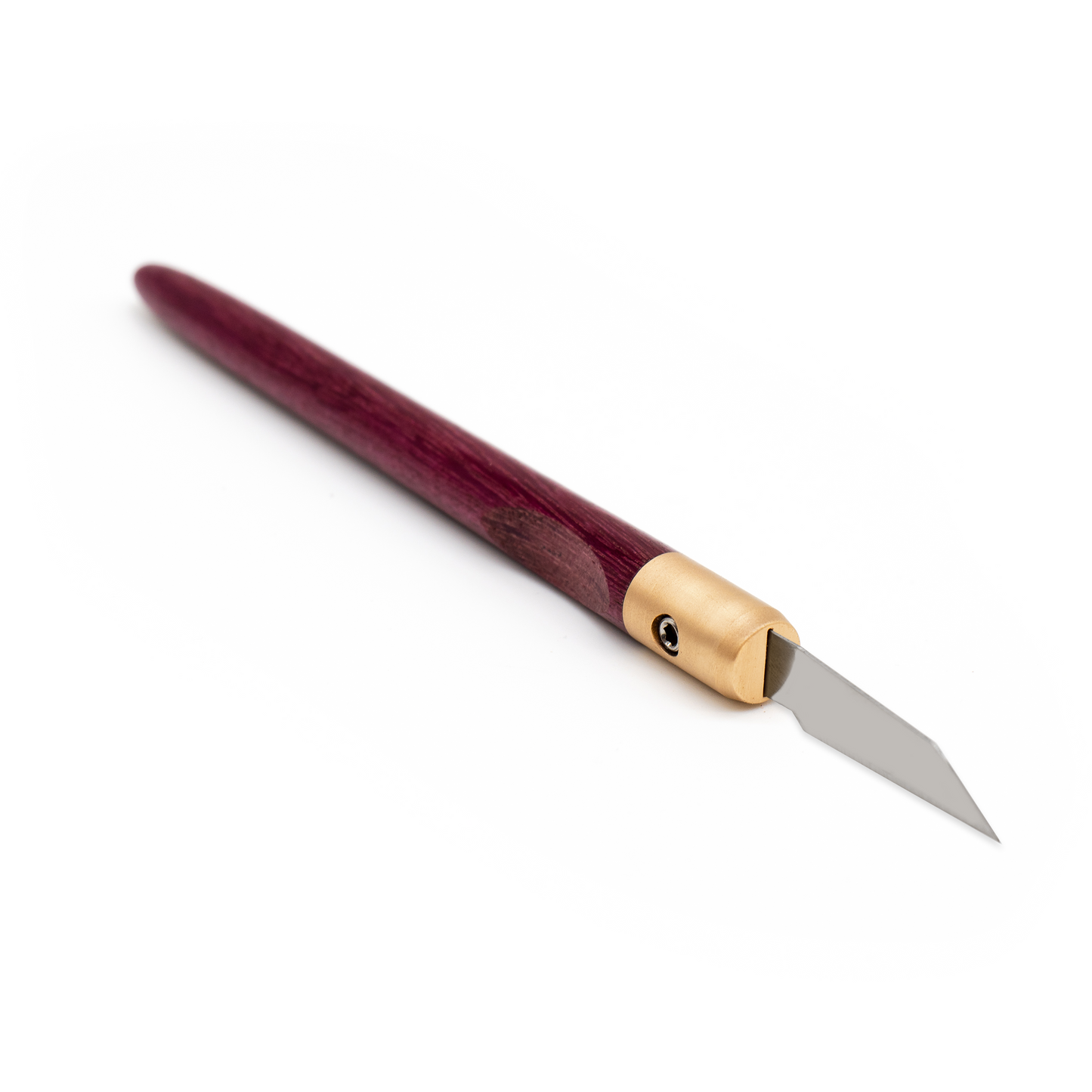 Purpleheart & Brass Marking Knife