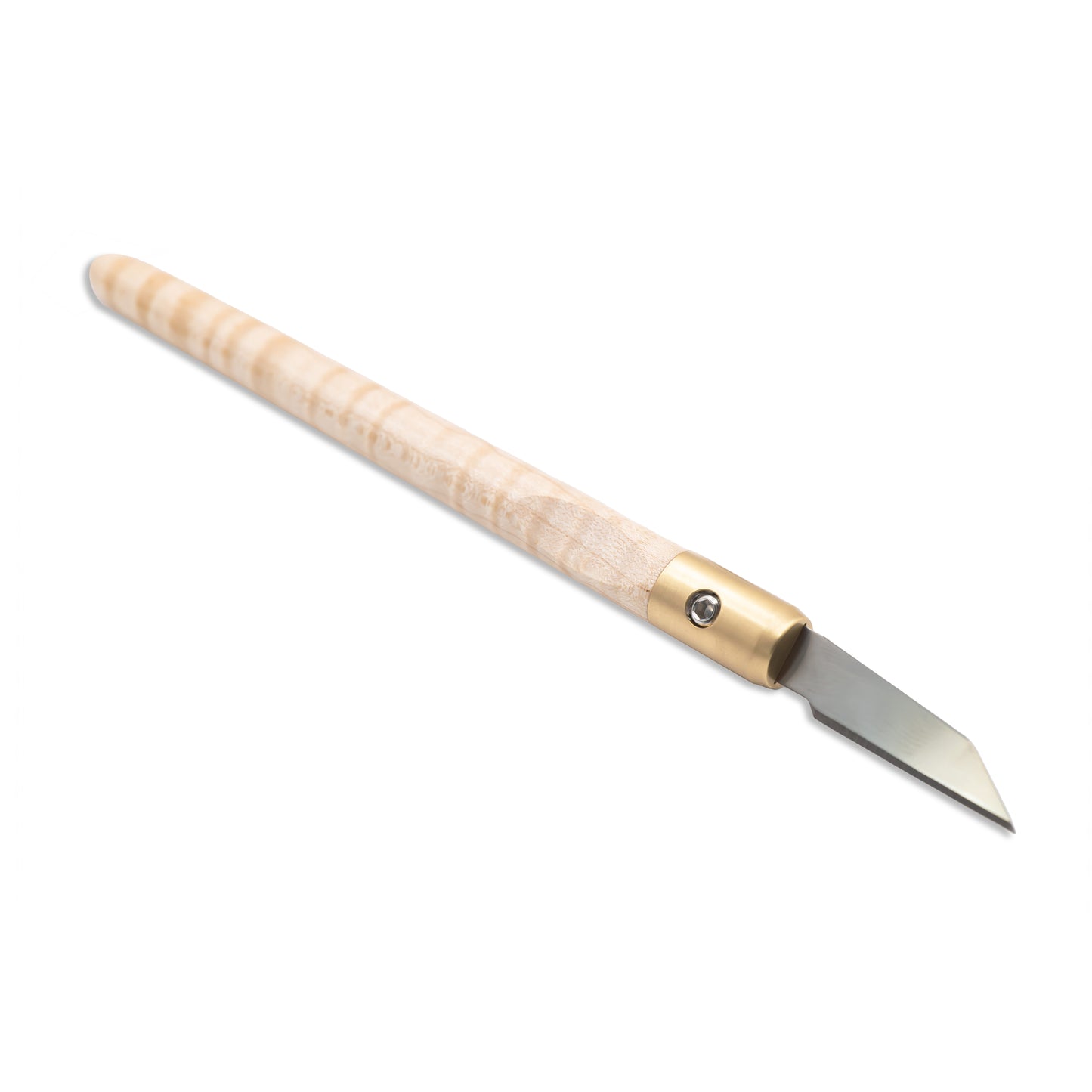 Curly Maple & Brass Marking Knife