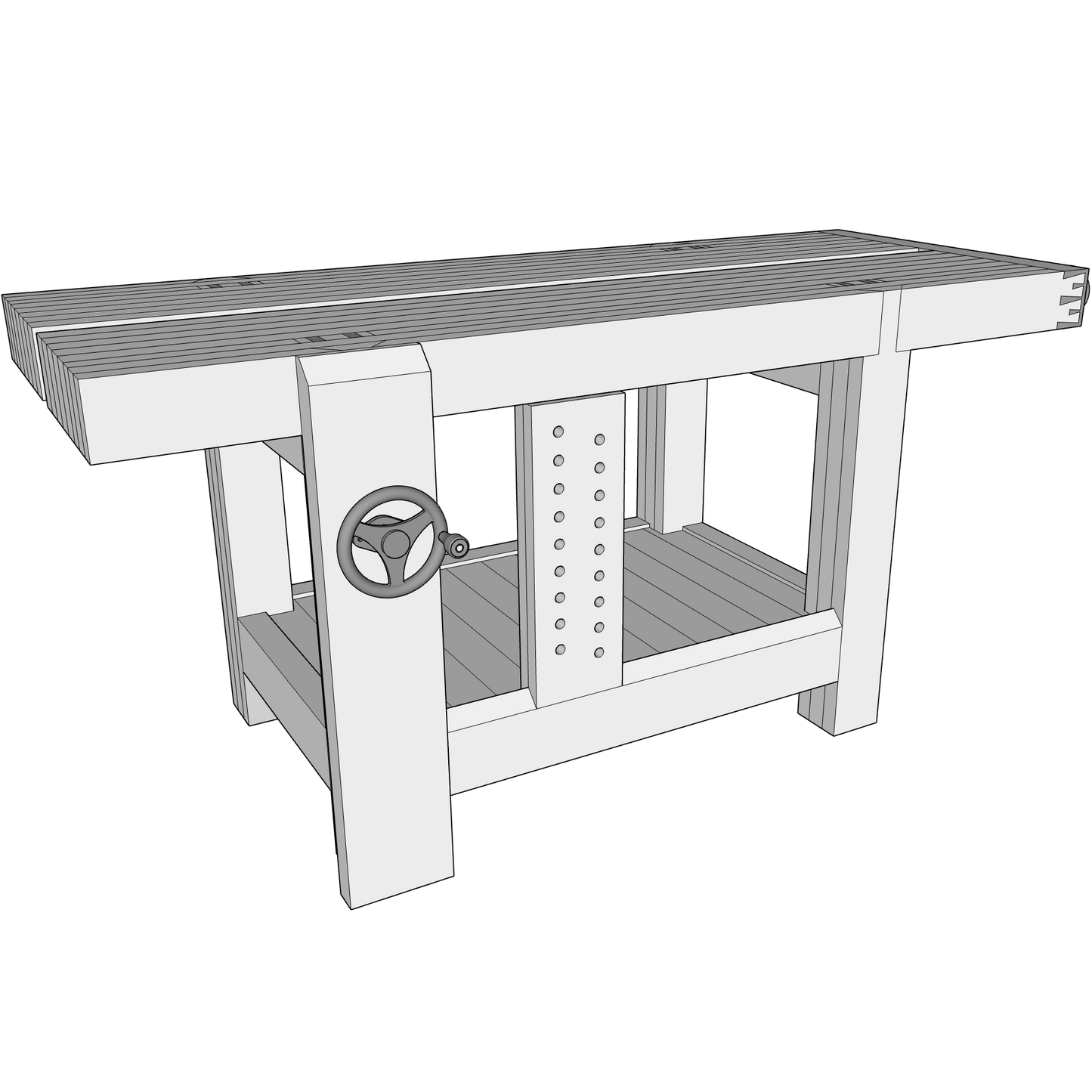 Roubo Workbench Plans