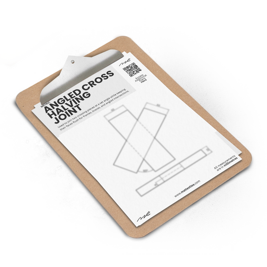 Angled Cross Halving Joint - Plans & Step by Step Guide