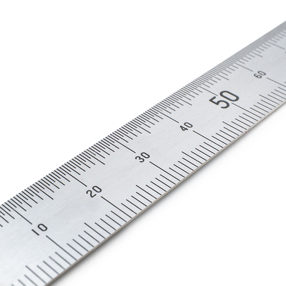 Steel Ruler (Double-sided - Metric & Imperial)