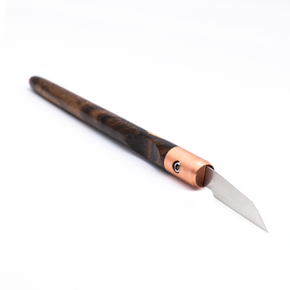 Ziricote & Copper Marking Knife