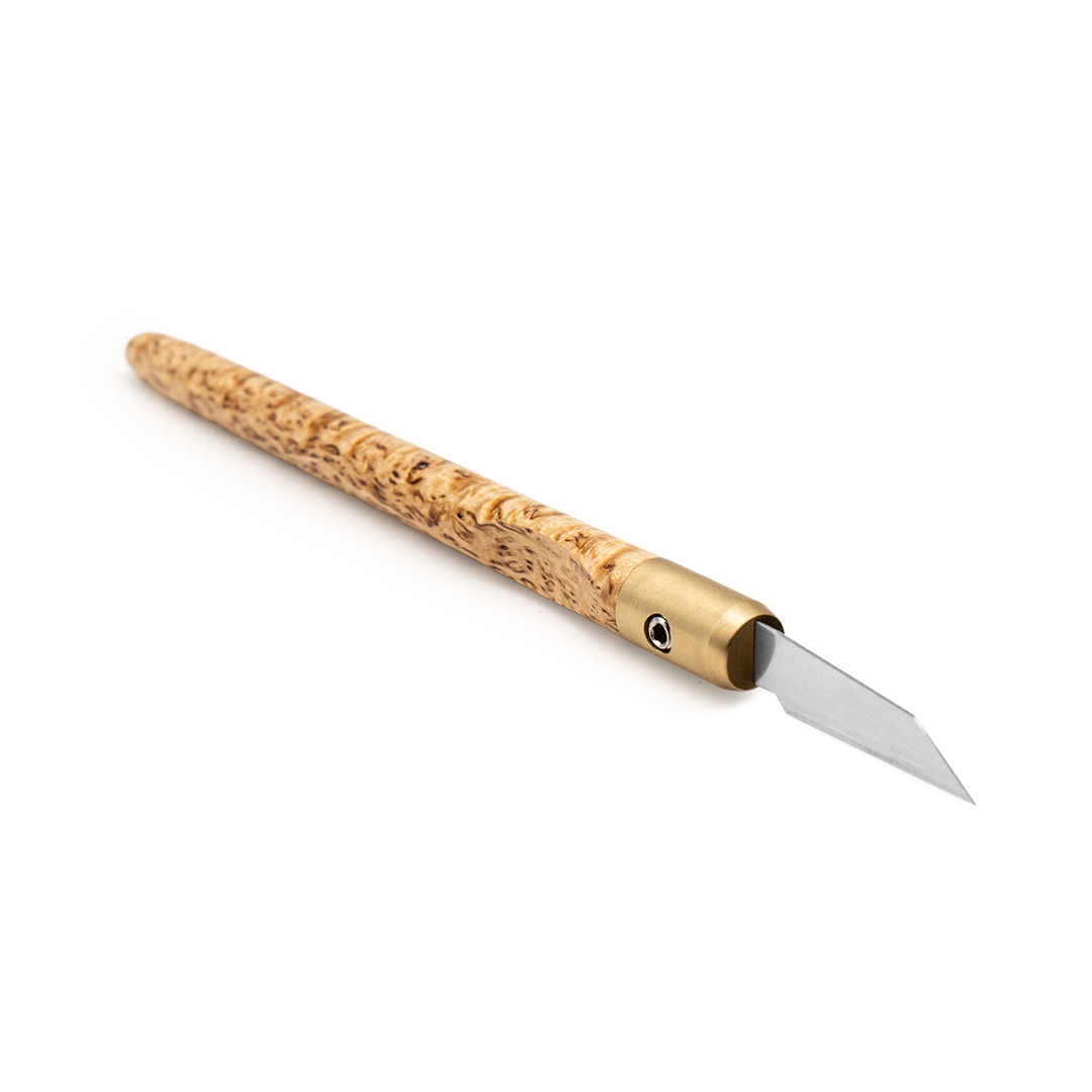 Masur Birch & Brass Marking Knife