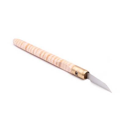 Curly Maple & Brass Marking Knife