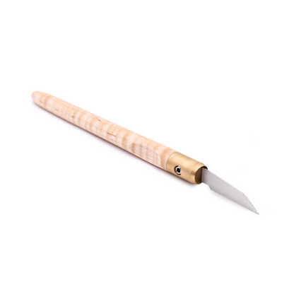 Curly Maple & Brass Marking Knife