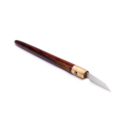 Cocobolo & Brass Marking Knife