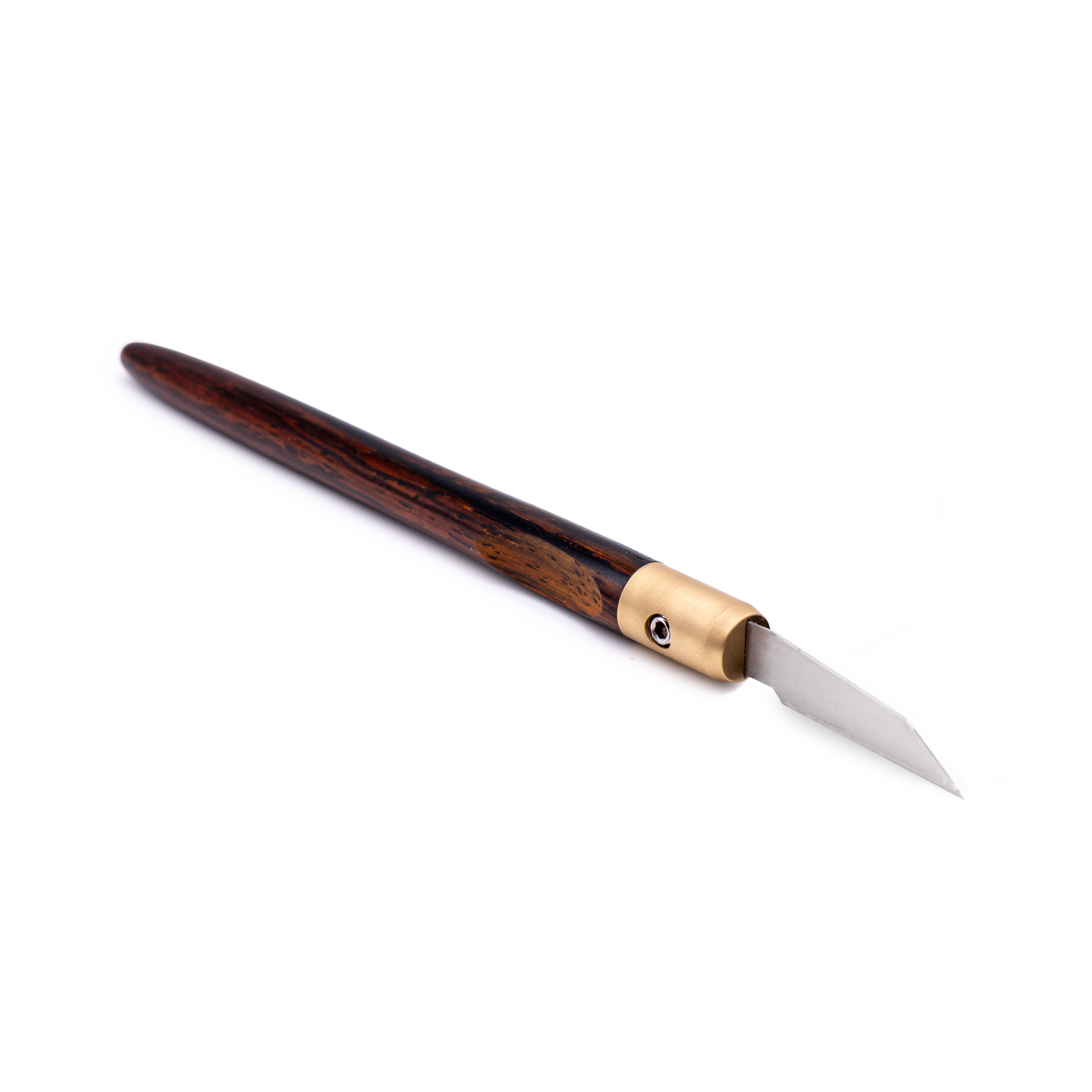Cocobolo & Brass Marking Knife