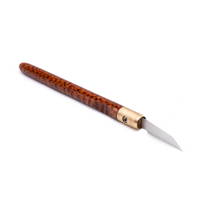 Snakewood & Brass Marking Knife