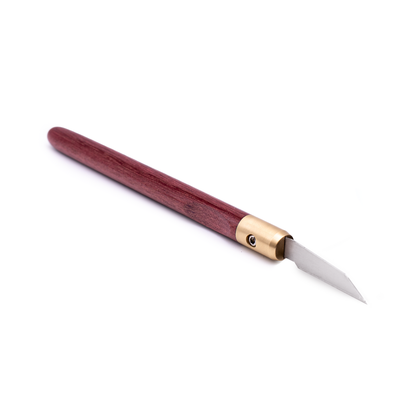 Purpleheart & Brass Marking Knife