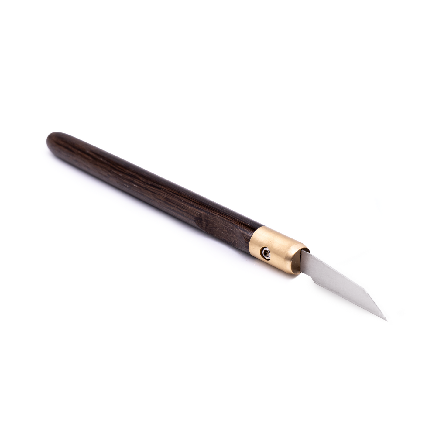 Bog Oak & Brass Marking Knife