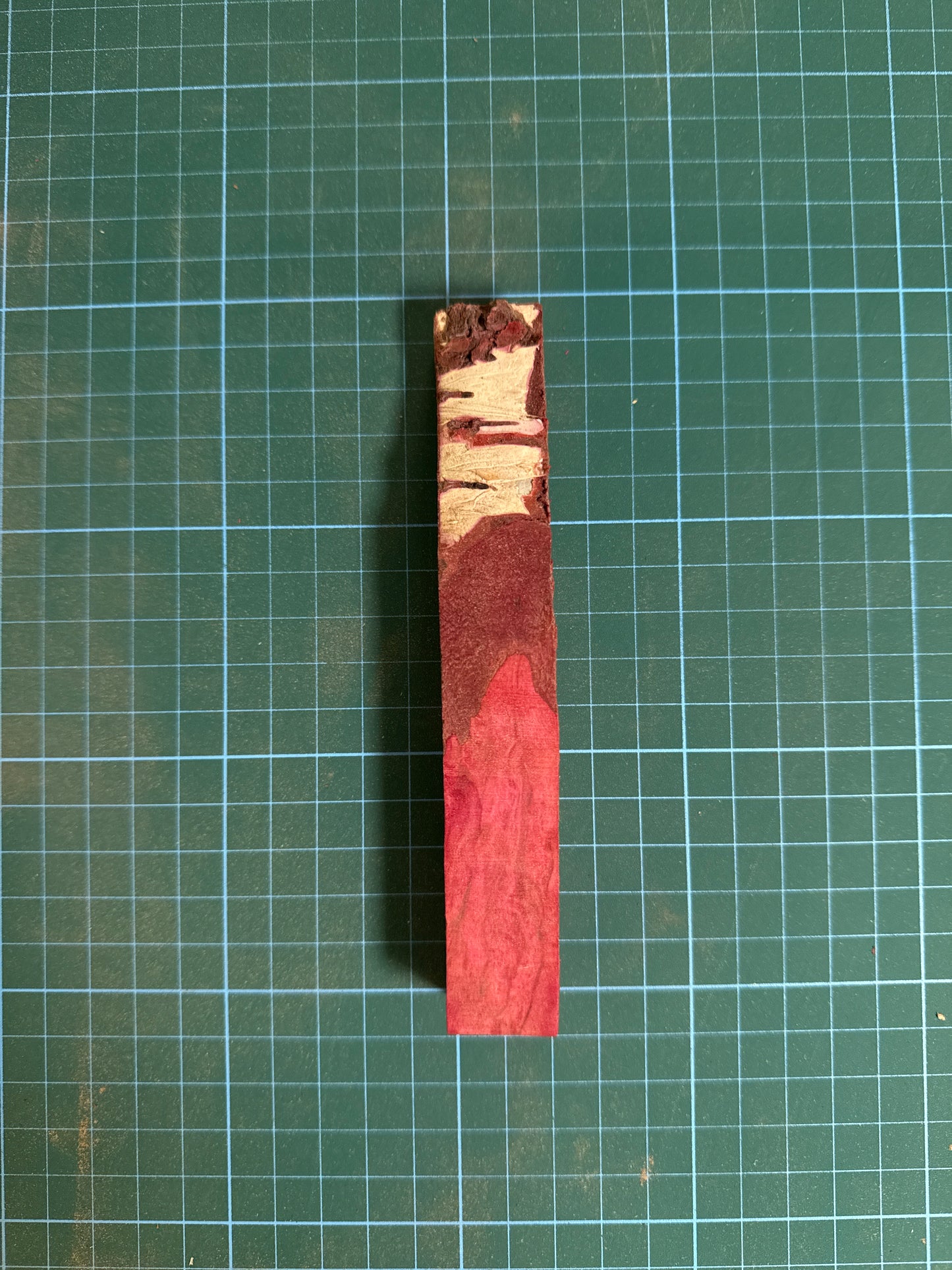 Imperfect Stabilised Pink Masur Birch Pen Blanks