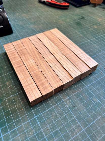 Rippled Olive Ash Pen Blanks