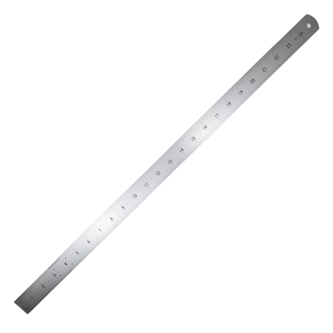 Steel Ruler (Double-sided - Metric & Imperial)