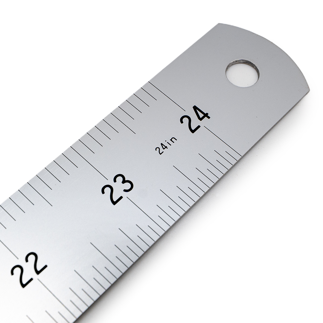 Steel Ruler (Double-sided - Metric & Imperial)