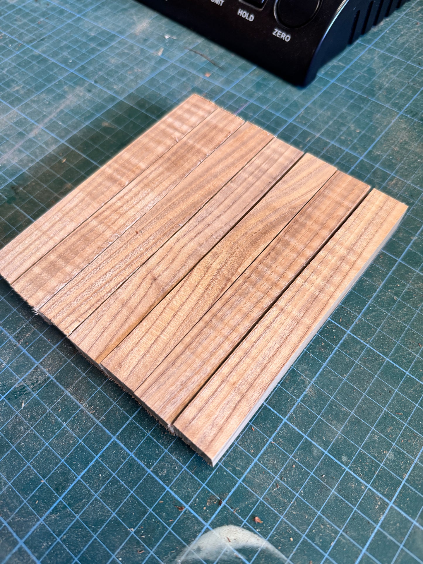 Rippled Olive Ash Pen Blanks