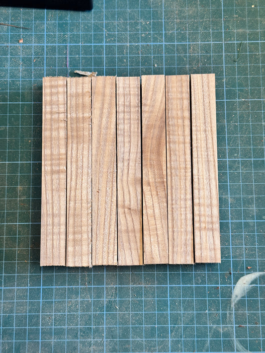 Rippled Olive Ash Pen Blanks