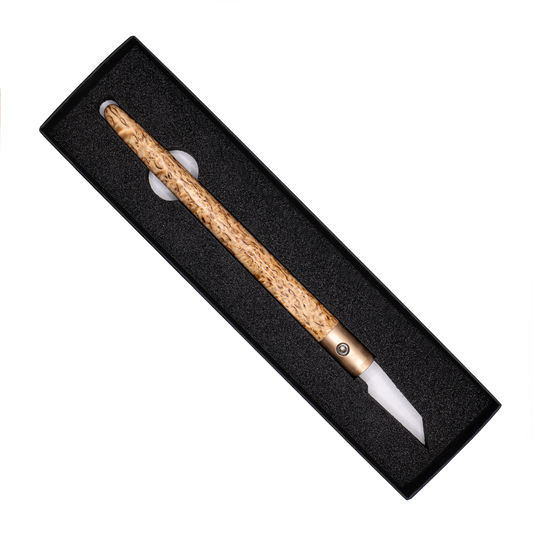 Masur Birch & Bronze Marking Knife (Special)