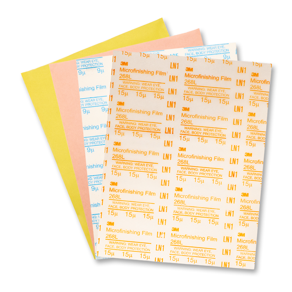 Dead Sharp Fine sharpening film pack with four grades: 15, 9, 3 and 1 micron