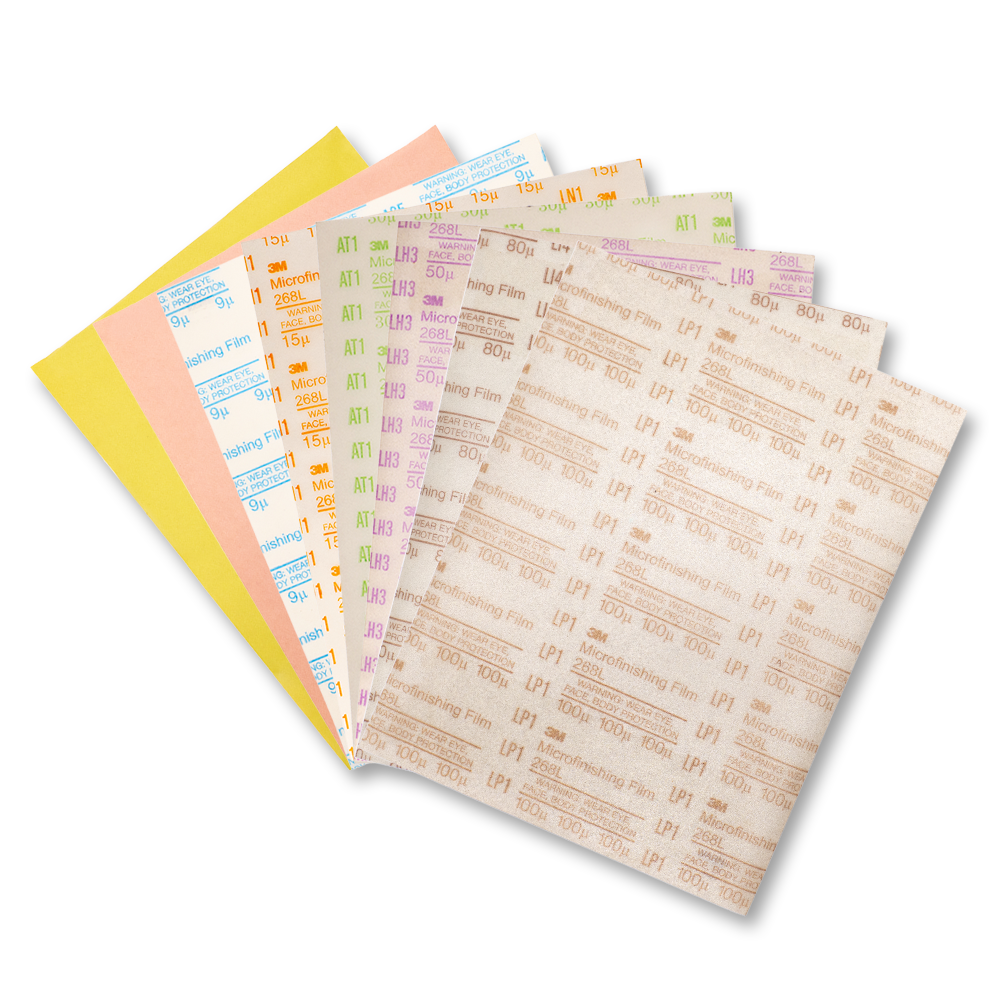 Dead Sharp Complete sharpening film pack with eight grades from 100 to 1 micron