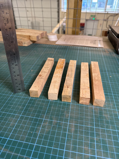 Stabilised Masur Birch Offcuts