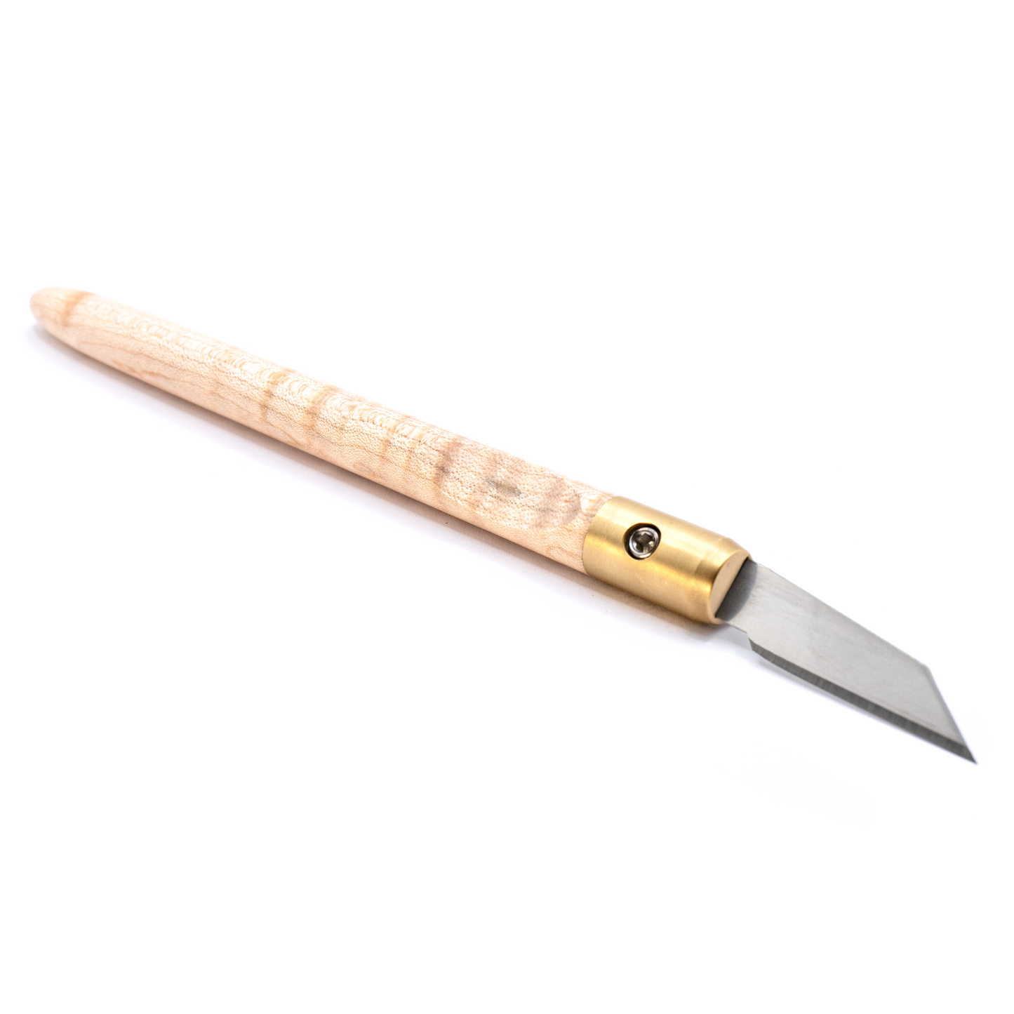 Curly Maple & Brass Marking Knife (25% Off)