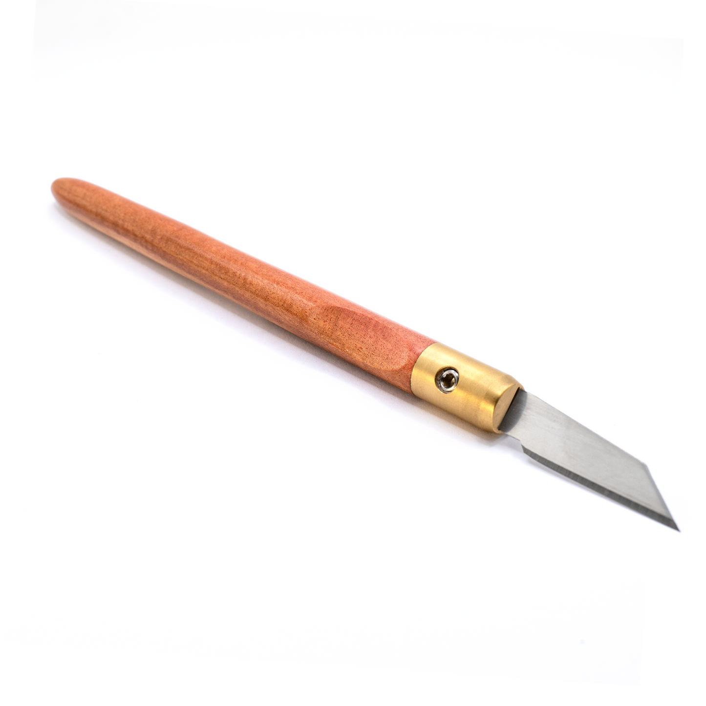 Pink Ivory & Brass Marking Knife (20% Off)