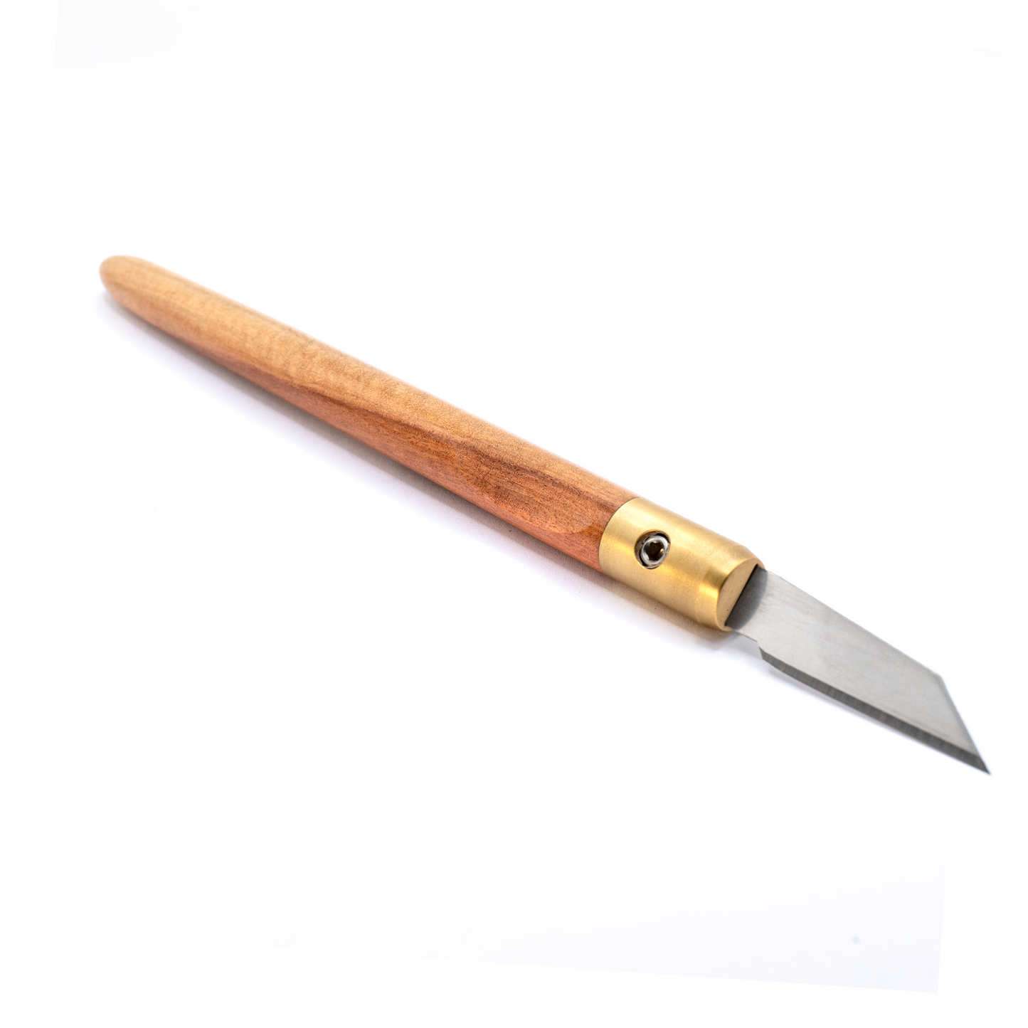 Pink Ivory & Brass Marking Knife (15% Off)