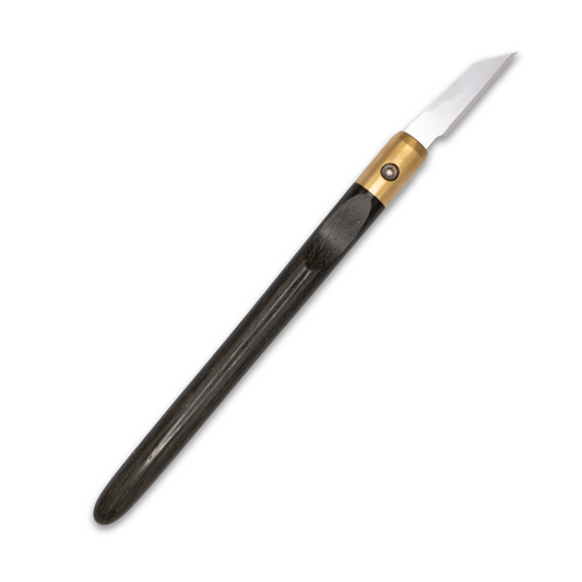 Bog Oak & Brass Marking Knife