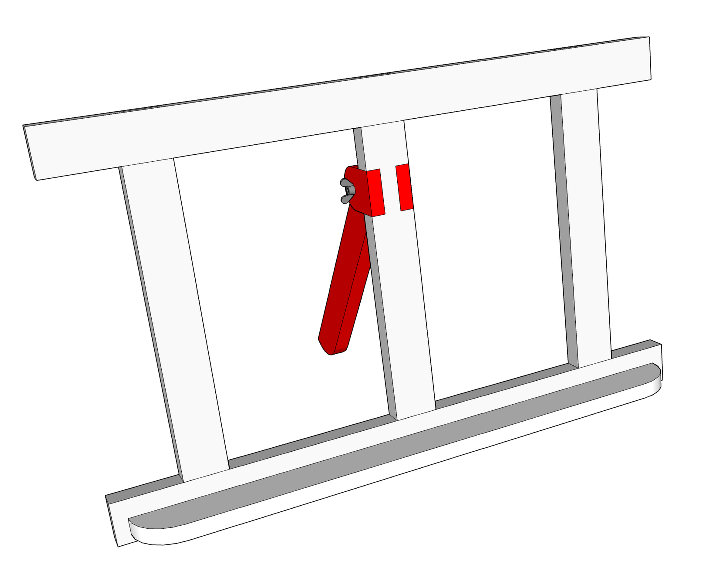 Book Stand Project Spares - Leg and Pivot Tabs