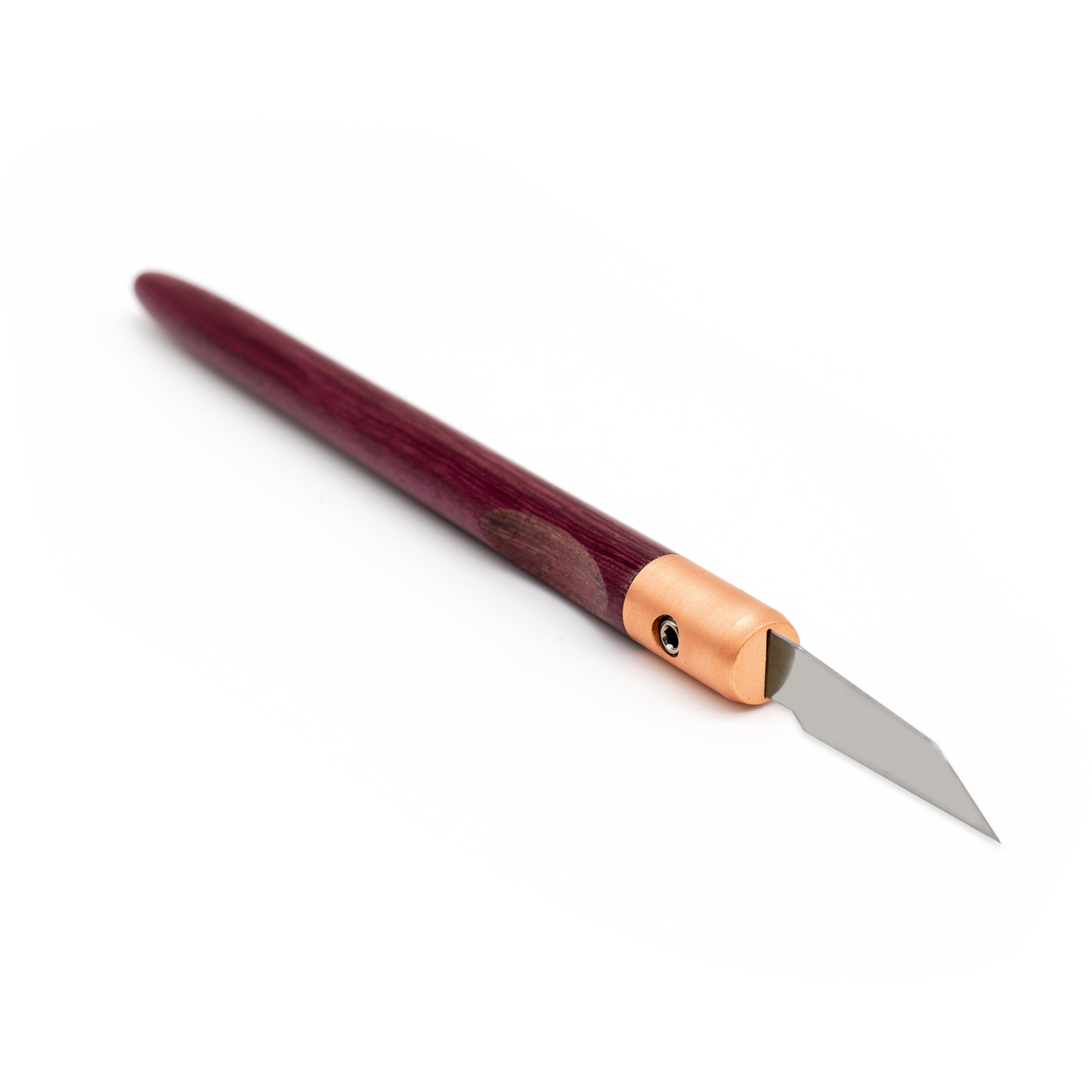 Purpleheart & Copper Marking Knife