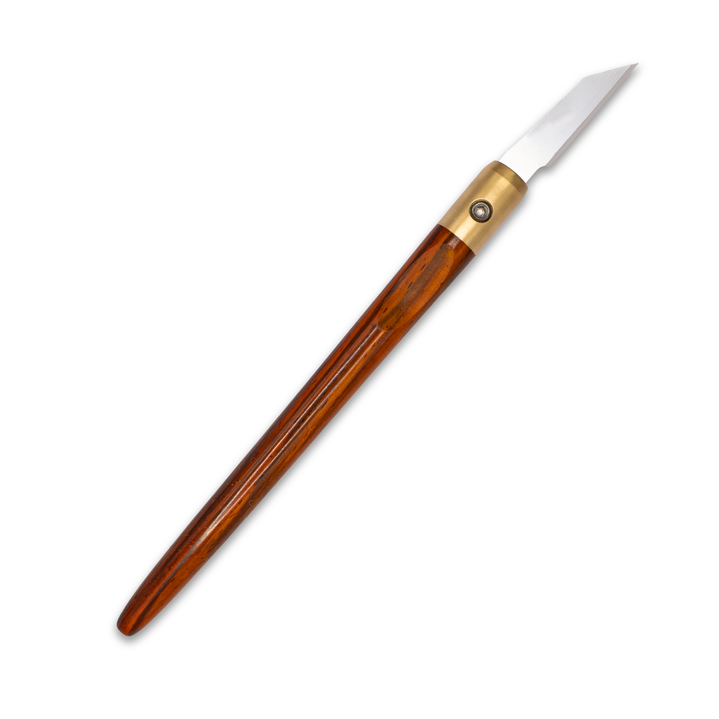 Cocobolo & Brass Marking Knife