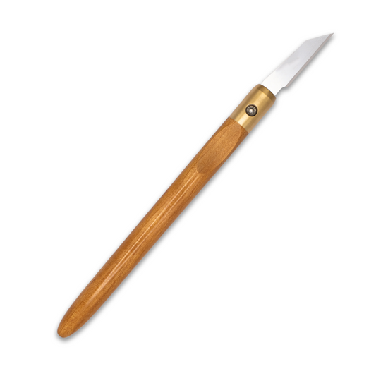 Cherry & Brass Marking Knife