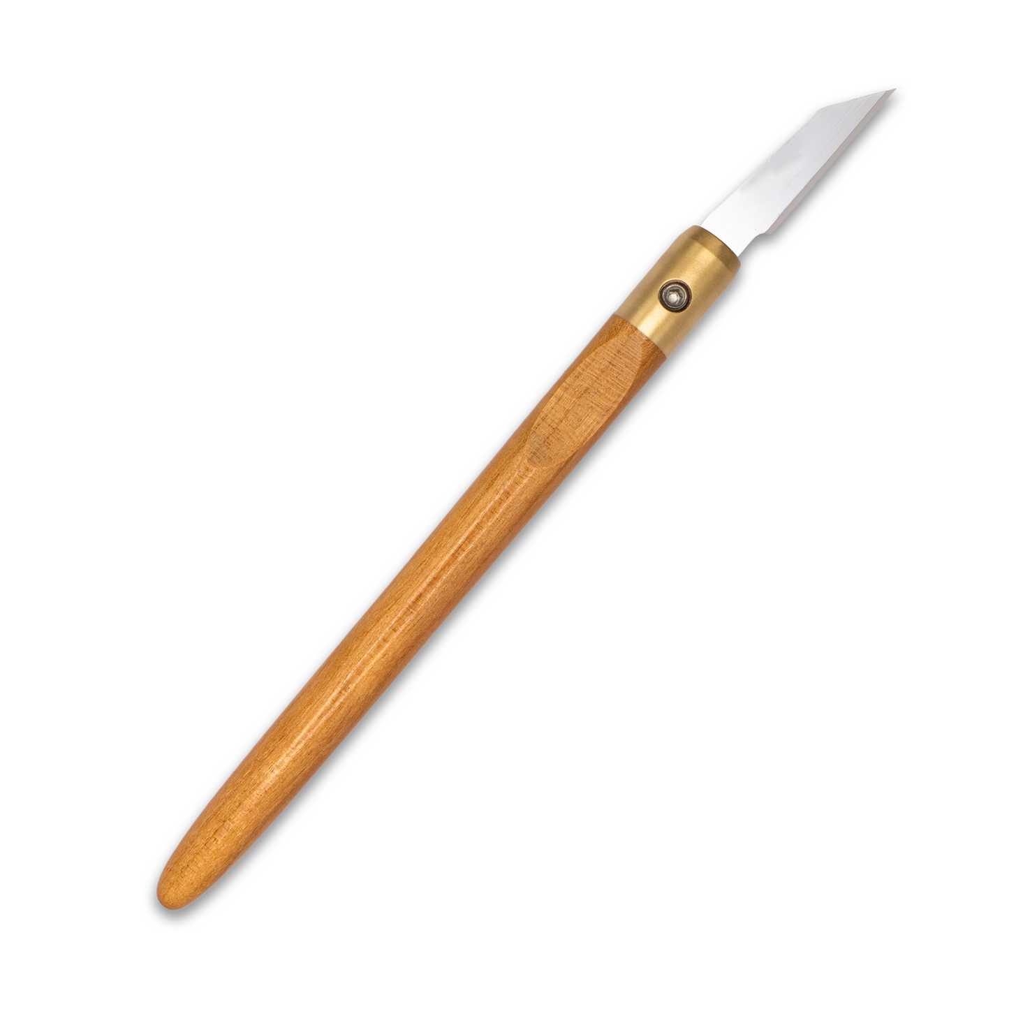 Cherry & Brass Marking Knife