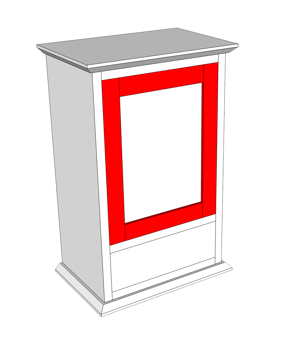 Cabinet Project Spares - Door Frame Lengths