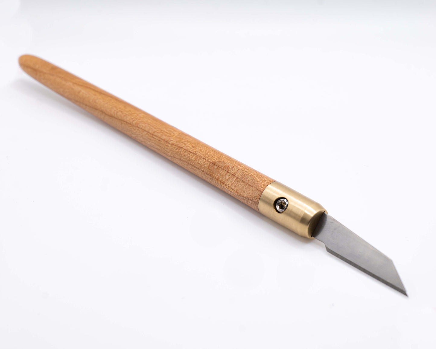 Cherry & Brass Marking Knife