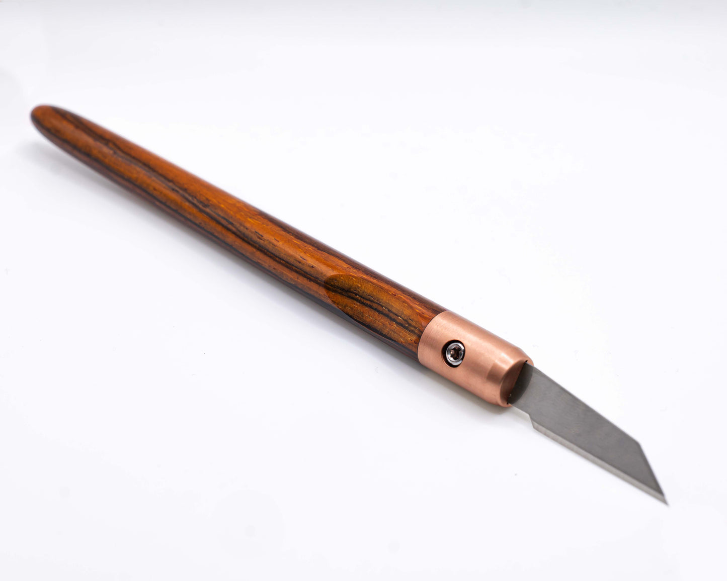 Cocobolo & Copper Marking Knife