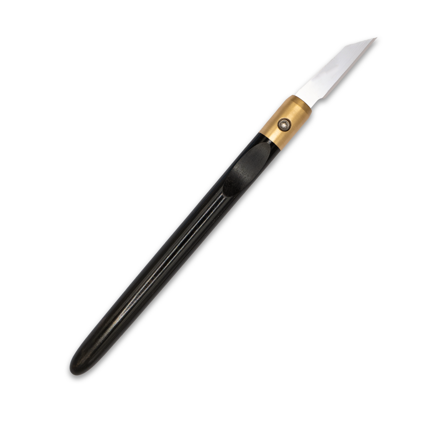 Ebony & Brass Marking Knife