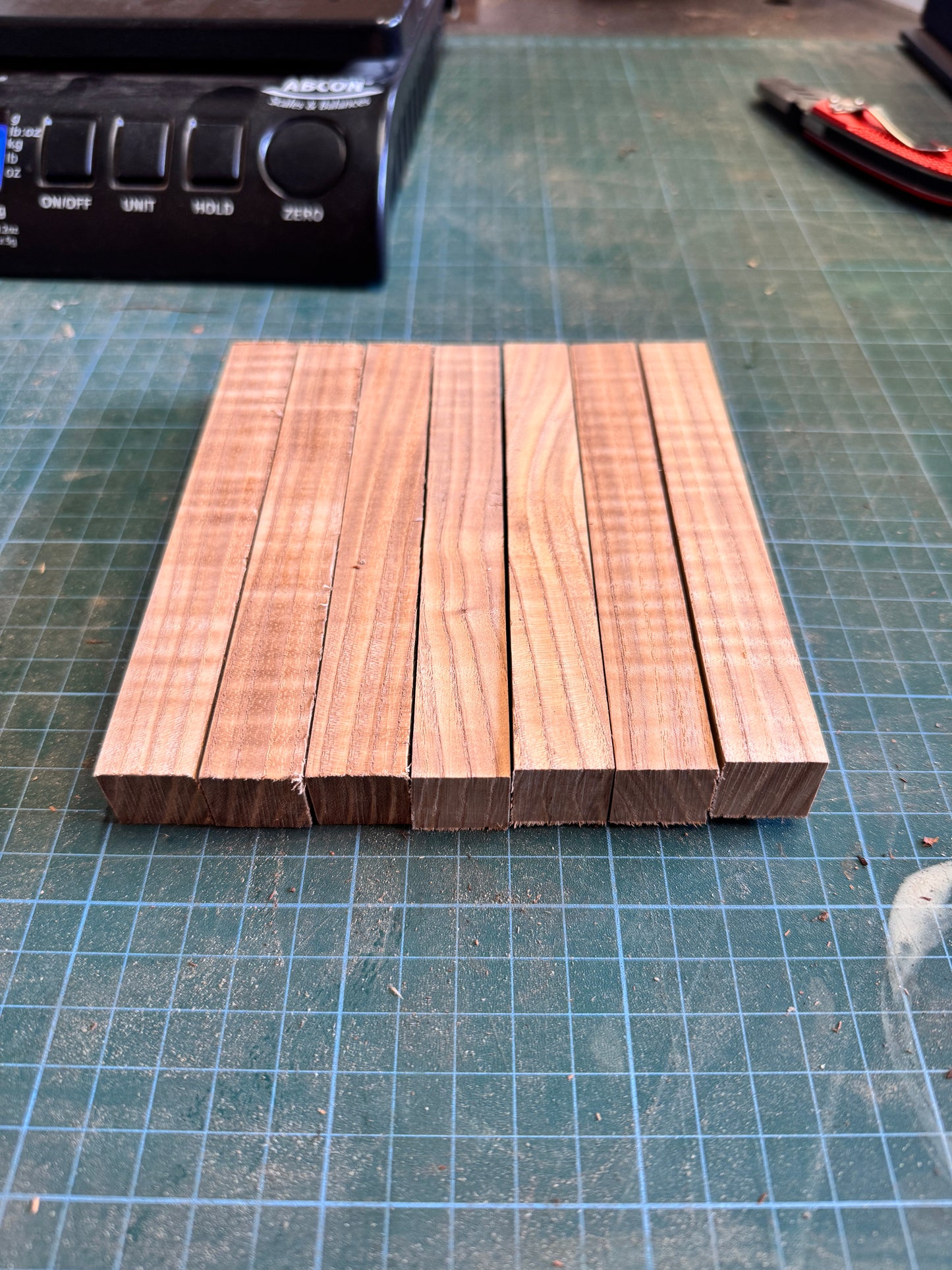 Rippled Olive Ash Pen Blanks