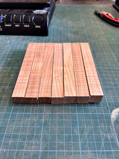 Rippled Olive Ash Pen Blanks