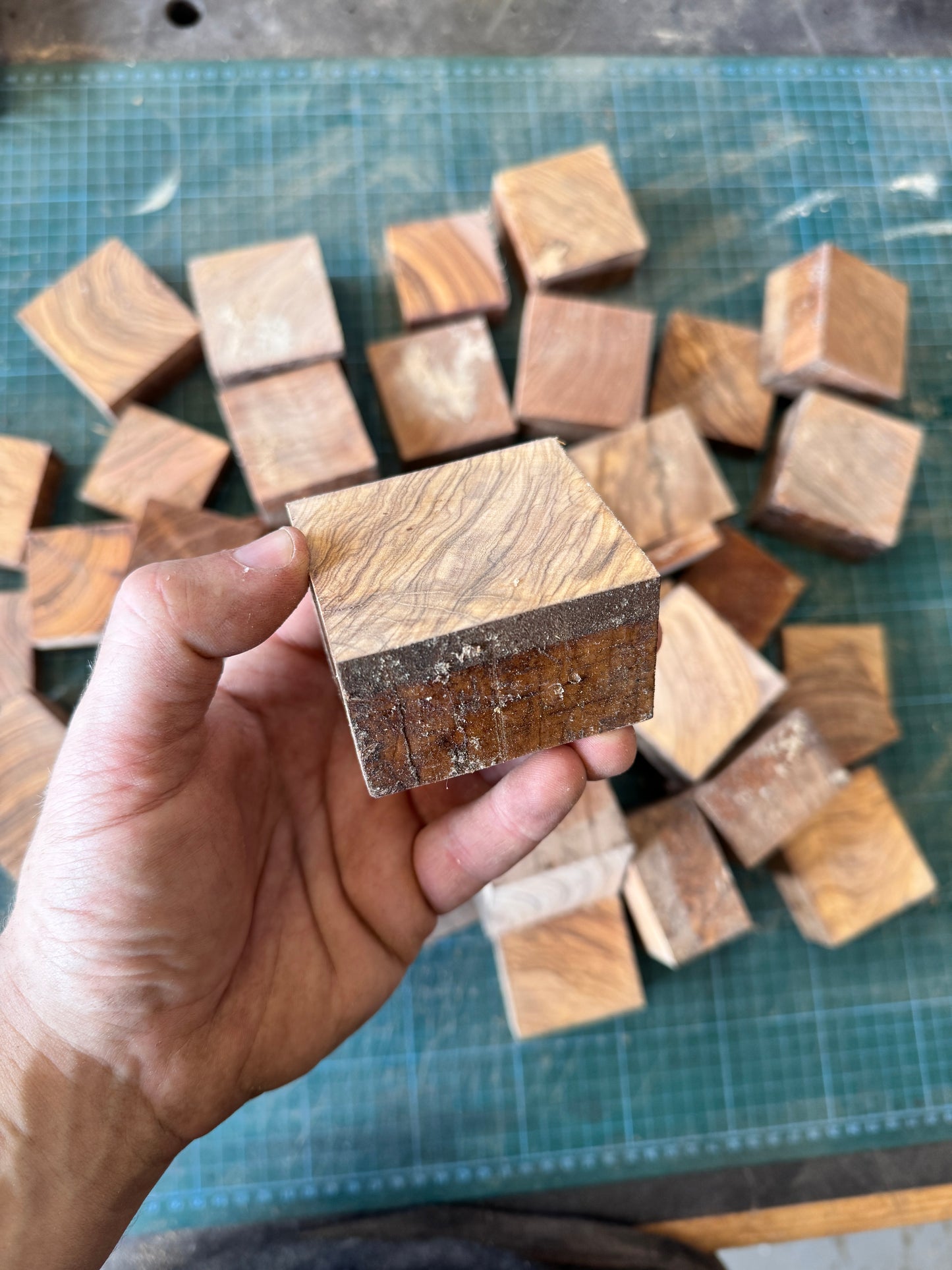 Olivewood Endgrain Offcuts