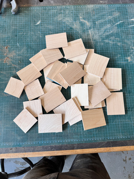 Short Thin Maple Offcuts