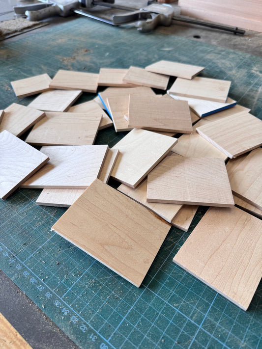 Short Thin Maple Offcuts