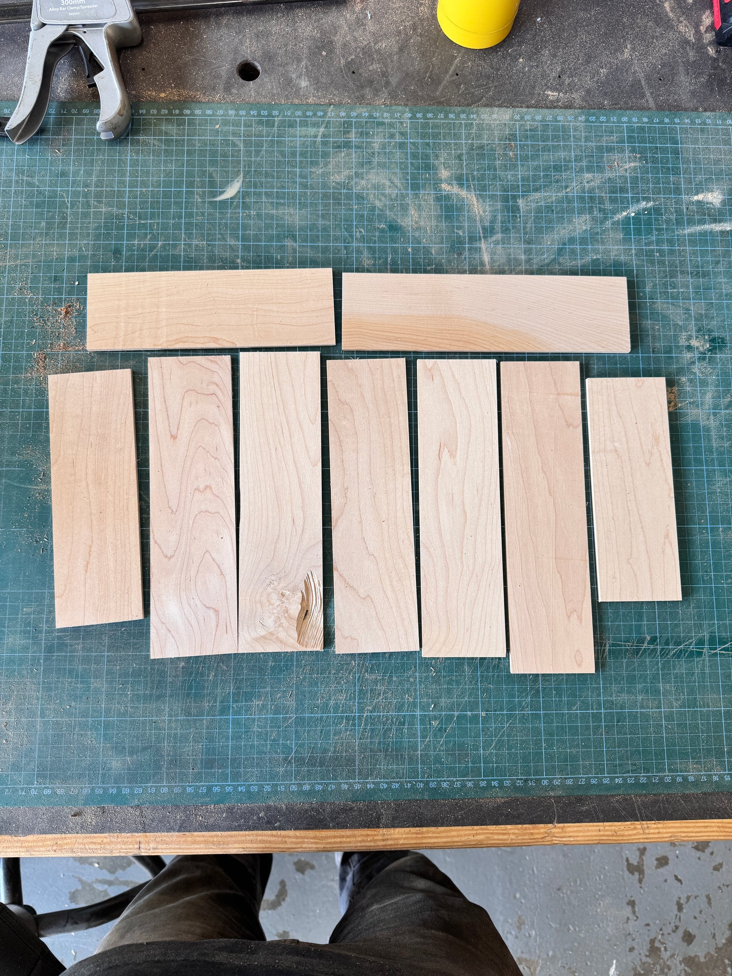 Long Thin Maple Offcuts