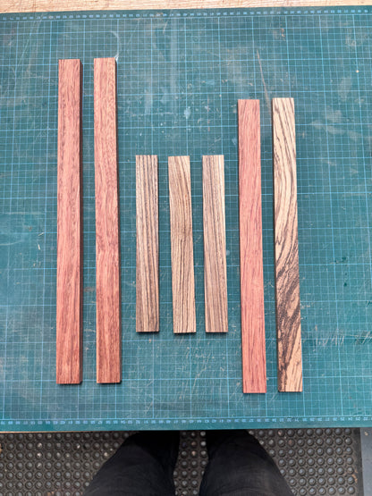 Bubinga and Zebrano Bookstand Project Pack