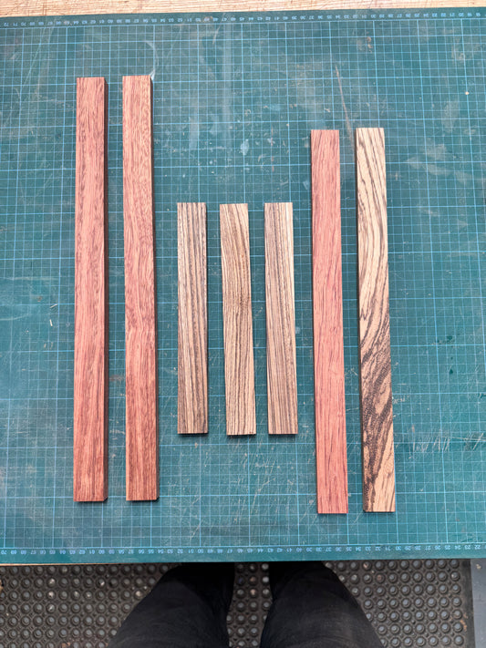 Bubinga and Zebrano Bookstand Project Pack