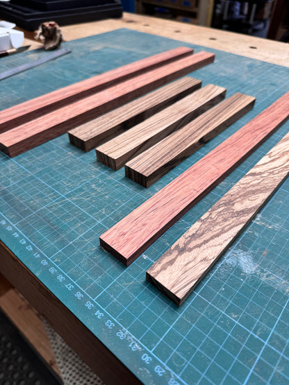 Bubinga and Zebrano Bookstand Project Pack